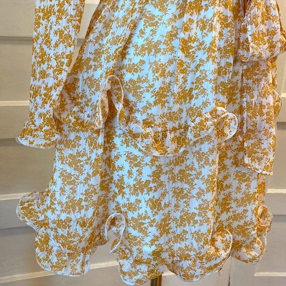 Saints + Secrets Floral Ruffled Mini Dress, Size S - Picture 12 of 16